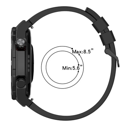 Superflot Metal Og Silikone Universal Rem passer til Smartwatch - Orange#serie_8