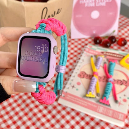 Super Kønt Metal Og Nylon Universal Rem passer til Apple Smartwatch - Flerfarvet#serie_3