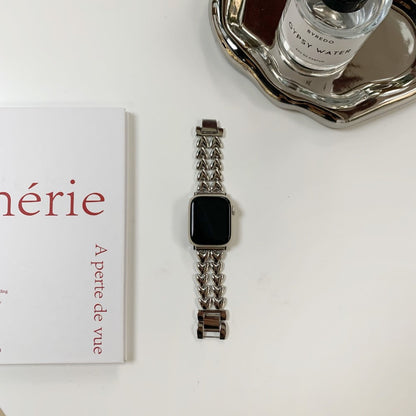 Solid Metal Universal Rem passer til Apple Smartwatch - Sølv#serie_5
