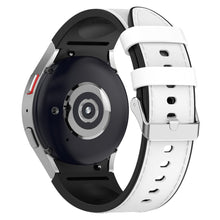 Smuk Metal Og Silikone Universal Rem passer til Samsung Smartwatch - Hvid#serie_2