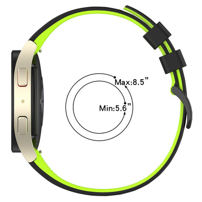 Dual-Color Silicone Watch Band for Samsung Galaxy Watch#serie_4