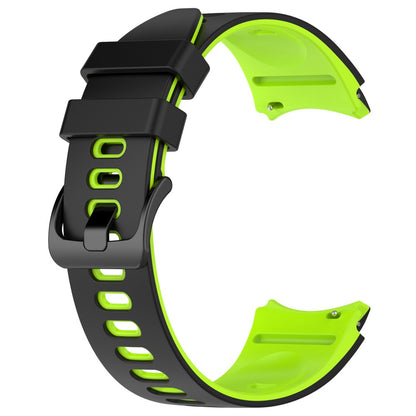 Klassisk Metal Og Silikone Universal Rem passer til Samsung Smartwatch - Grøn#serie_10