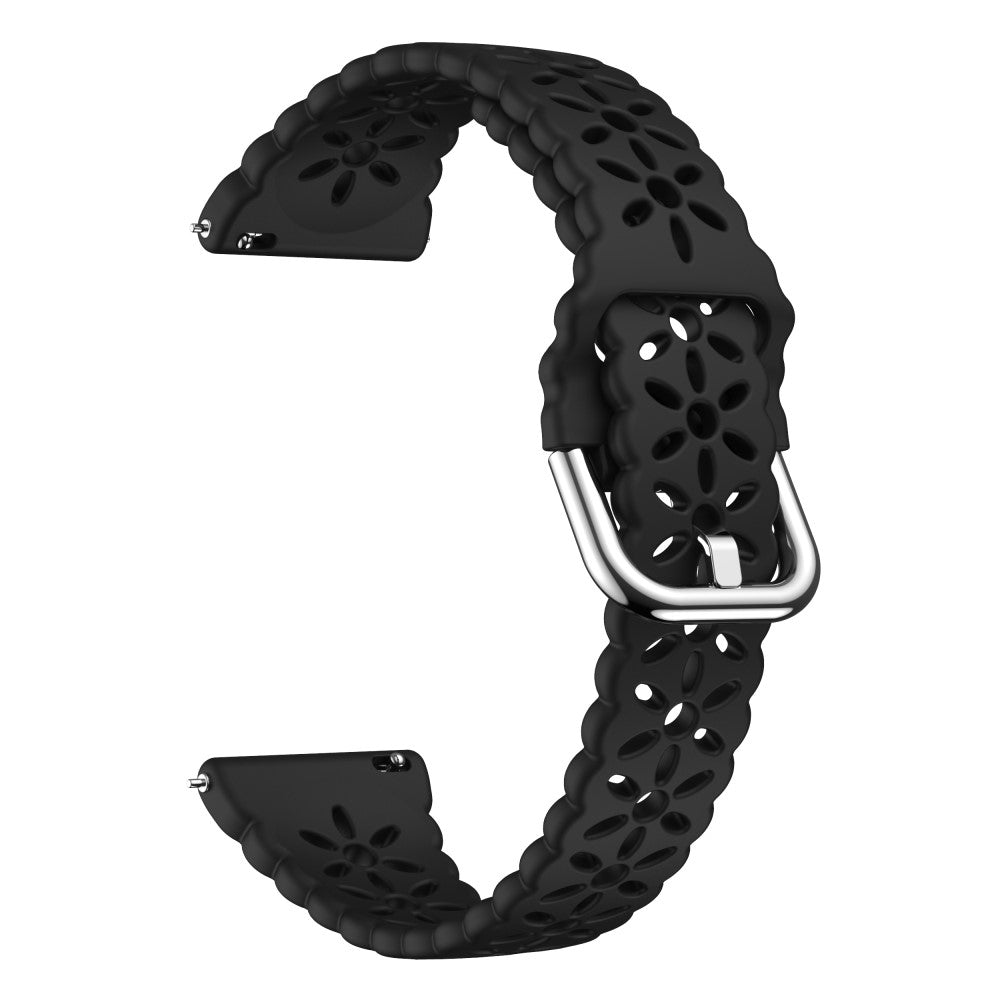 Udsøgt Silikone Universal Rem passer til Smartwatch - Sort#serie_4