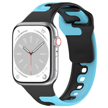 Smuk Silikone Universal Rem passer til Apple Smartwatch - Blå#serie_6