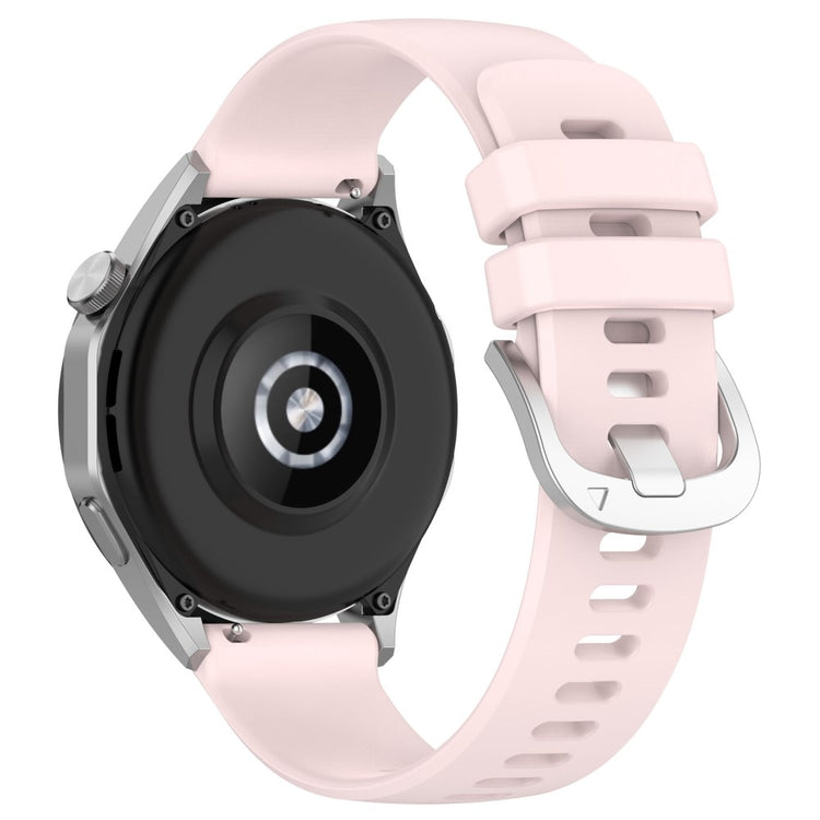 Helt Vildt Slidstærk Silikone Universal Rem passer til Smartwatch - Pink#serie_9