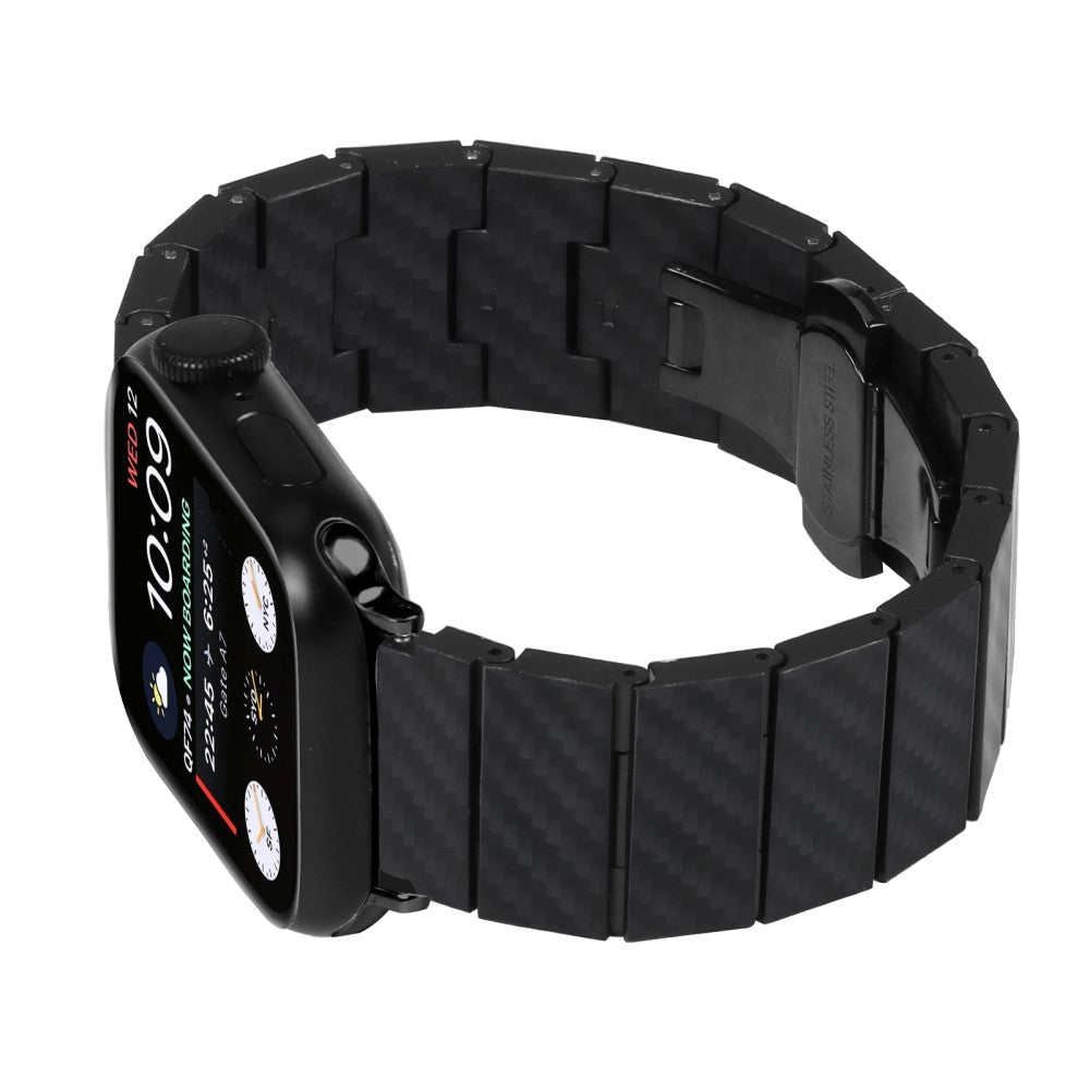 Supercool Metal Universal Rem passer til Apple Smartwatch - Sort#serie_064