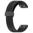 Samsung Galaxy Watch 6 / 6 Classic / 5 / 4 / Huawei Watch GT 3 42mm horlogebandje zwarte gesp 20mm magnetische siliconen band