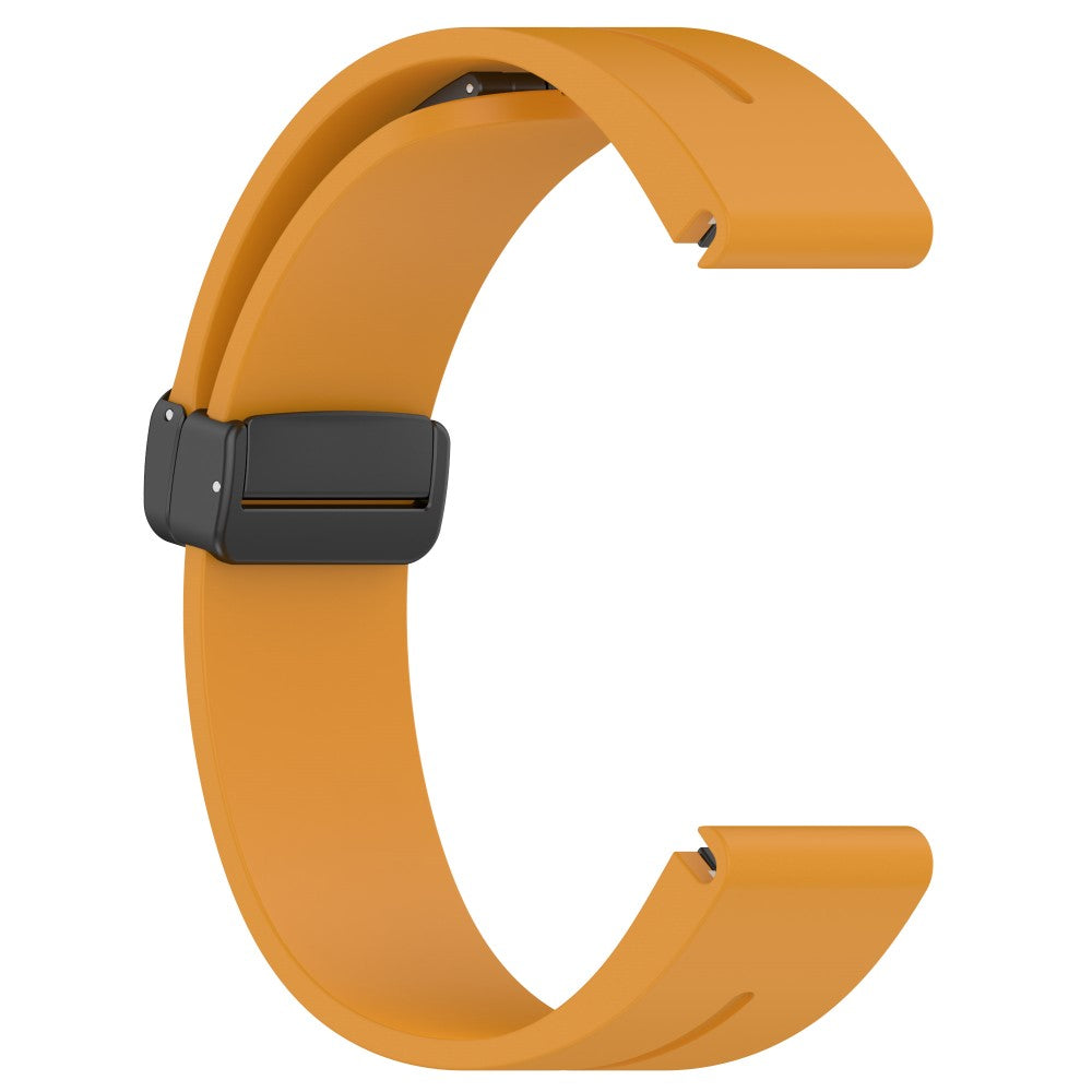 Mega Fed Silikone Universal Rem passer til Smartwatch - Gul#serie_2