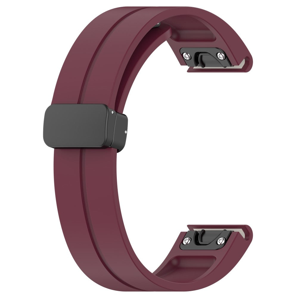 Mega Fed Silikone Universal Rem passer til Smartwatch - Rød#serie_8