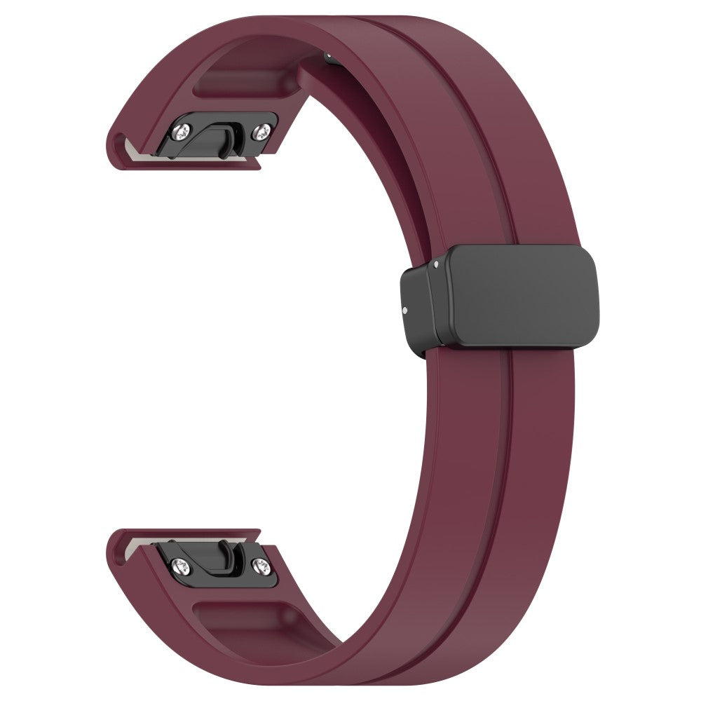 Mega Fed Silikone Universal Rem passer til Smartwatch - Rød#serie_8