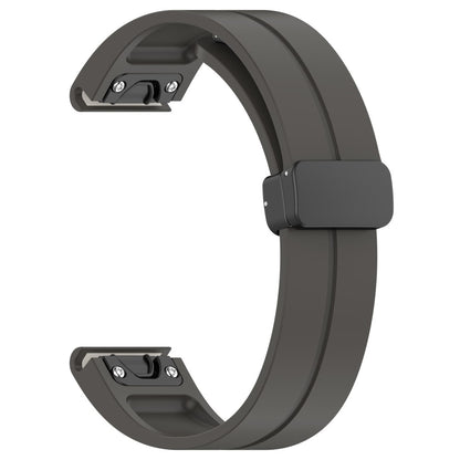 Mega Fed Silikone Universal Rem passer til Smartwatch - Sølv#serie_10