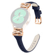 Roodgouden gesp 20 mm horlogebandje Samsung Galaxy Watch3 41 mm / Watch4 / Watch5 / Watch4 Classic / Watch4 Active / Watch5 Active - Donkerblauw