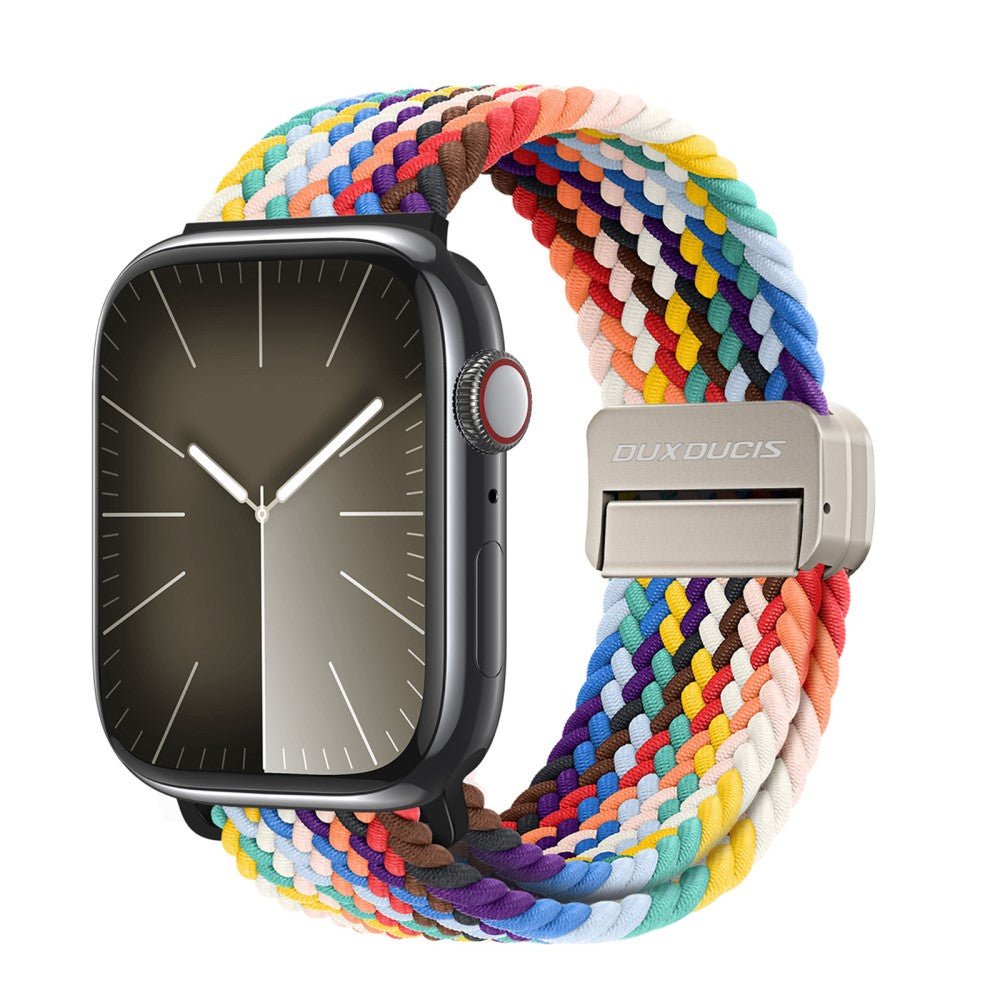 Super Pænt Nylon Universal Rem passer til Apple Smartwatch - Flerfarvet#serie_6