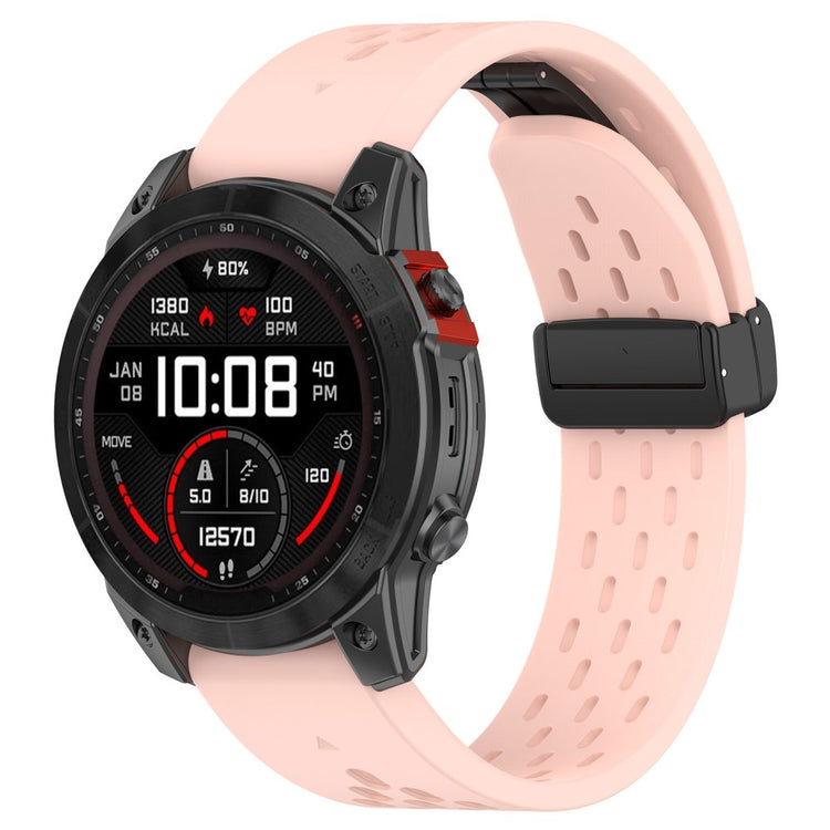 Helt Vildt Godt Silikone Universal Rem passer til Smartwatch - Pink#serie_6