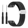 Garmin Fenix 7 / Forerunner 965 / 955 / 945 / 935 22mm Horlogeband Silive Gesp Siliconen Polsband