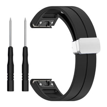 Rigtigt Kønt Silikone Universal Rem passer til Smartwatch - Sort#serie_1