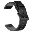 Suunto 9 / 9 Baro / 7 Vervangend horlogebandje 24mm veganistisch lederen horlogebandje - zwart / zwart / zwart