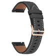 Garmin vivoactive 5 / Venu 2 Plus / Venu Sq vegan lederen horlogeband gouden gesp 20mm horlogeband