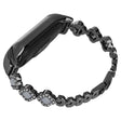 Xiaomi Mi Band 5 / 6 Metalen horlogebandje Strass Decor Klaver Bandje