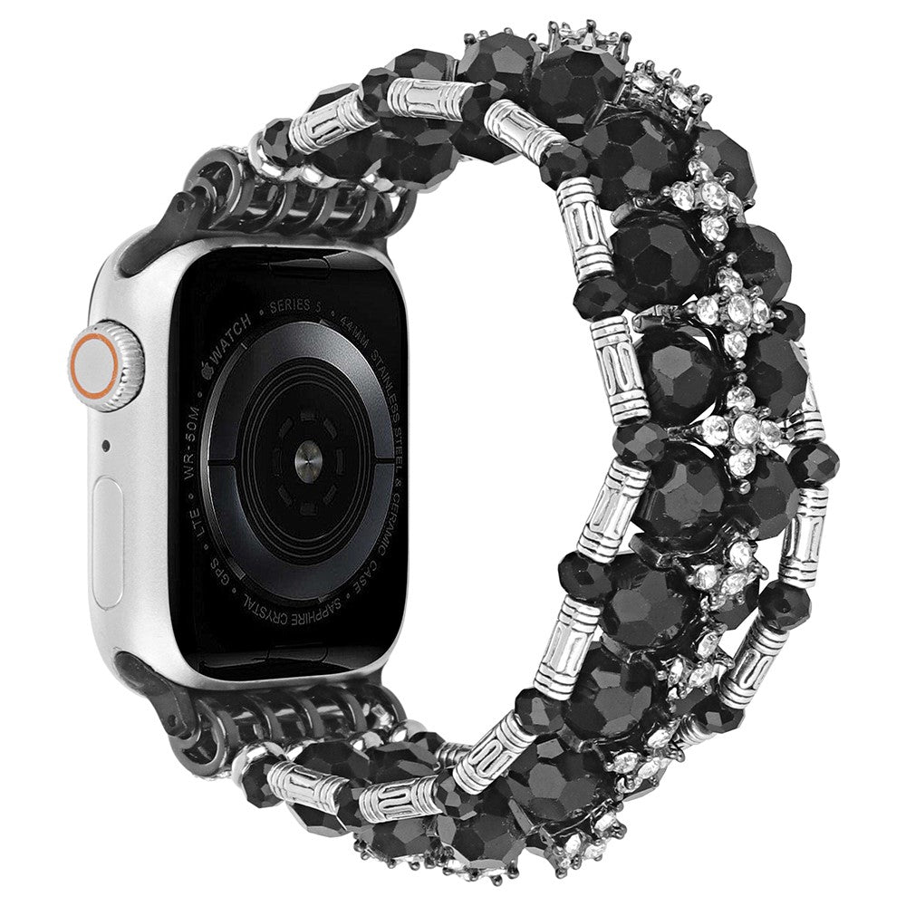 Rigtigt Flot Silikone Universal Rem passer til Apple Smartwatch - Sort#serie_1