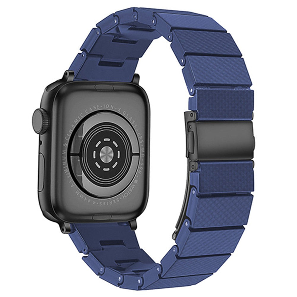 Mega Elegant Silikone Universal Rem passer til Apple Smartwatch - Blå#serie_12