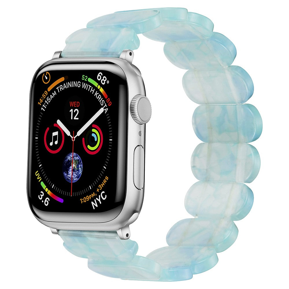 Watch Band Apple Watch Ultra 2 Ultra 49mm / 45mm / 44mm / 42mm Elastic Resin Strap - Green#serie_1