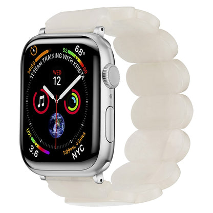 Watch Band Apple Watch Ultra 2 Ultra 49mm / 45mm / 44mm / 42mm Elastic Resin Strap - Light Pink#serie_16