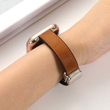 Super Godt Kunstlæder Universal Rem passer til Apple Smartwatch - Grøn#serie_4