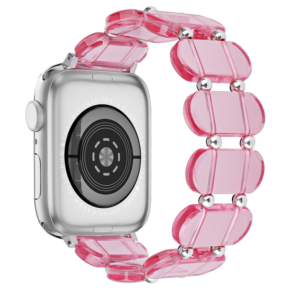 Meget Pænt Silikone Universal Rem passer til Apple Smartwatch - Pink#serie_1