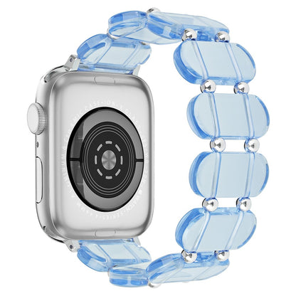 Sejt Silikone Universal Rem passer til Apple Smartwatch - Blå#serie_2