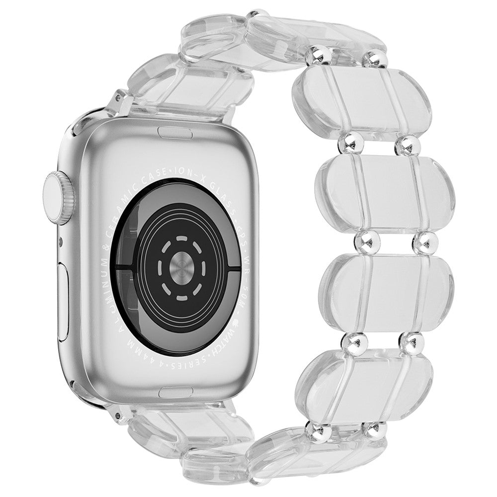 Sejt Silikone Universal Rem passer til Apple Smartwatch - Gennemsigtig#serie_3