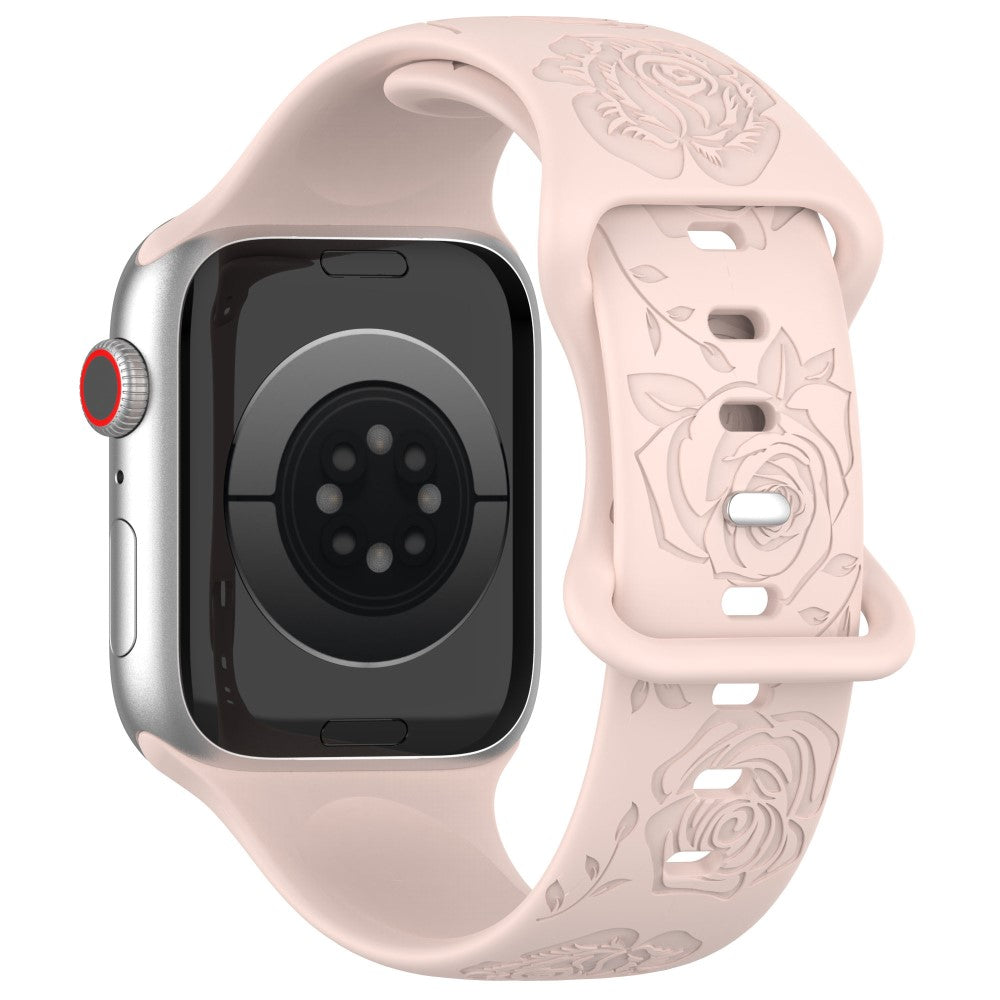 Helt Vildt Rart Silikone Universal Rem passer til Apple Smartwatch - Pink#serie_1