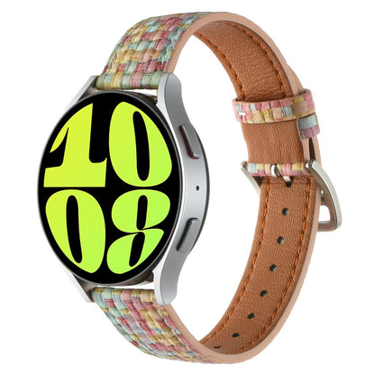 Vildt Fint Kunstlæder Universal Rem passer til Smartwatch - Pink#serie_1