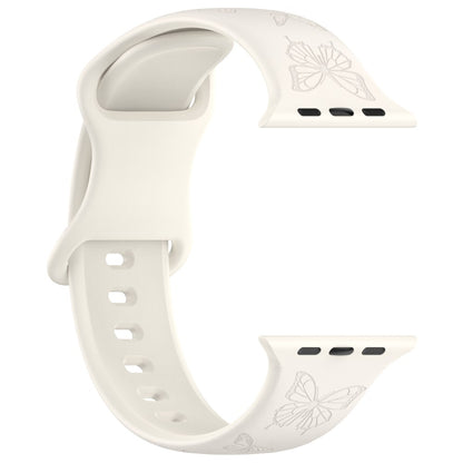 Vildt Godt Silikone Universal Rem passer til Apple Smartwatch - Hvid#serie_15