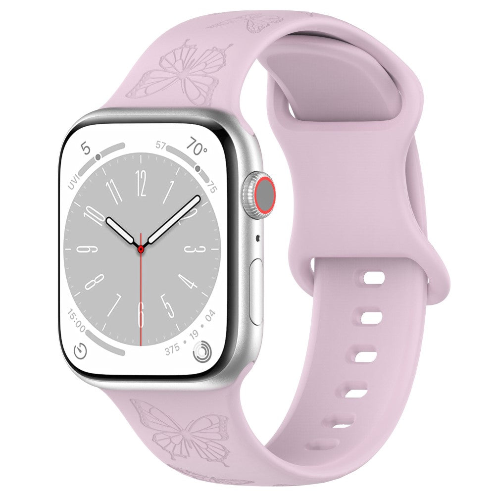 Vildt Godt Silikone Universal Rem passer til Apple Smartwatch - Lilla#serie_16