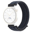 Huawei Horloge GT 4 41mm / Garmin Venu 3S Nylon horlogebandje 18mm Sportief horlogebandje - Zwart+Blauw