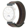 Huawei Horloge GT 4 41mm / Garmin Venu 3S Nylon horlogebandje 18mm Sportief horlogebandje - Zwart+Blauw