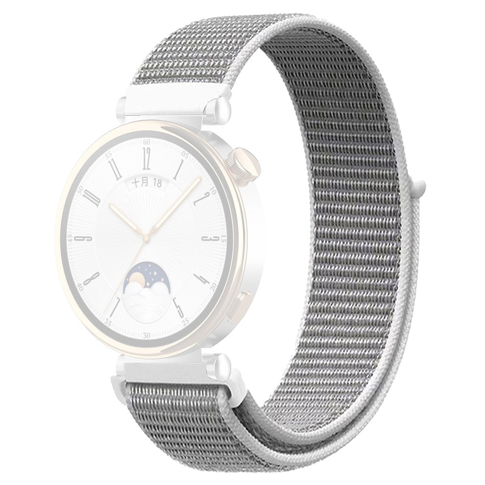 Huawei Watch GT 4 41mm / Garmin Venu 3S Watch Band 18mm Nylon Loop Adjustable Wrist Strap - Seashell#serie_6