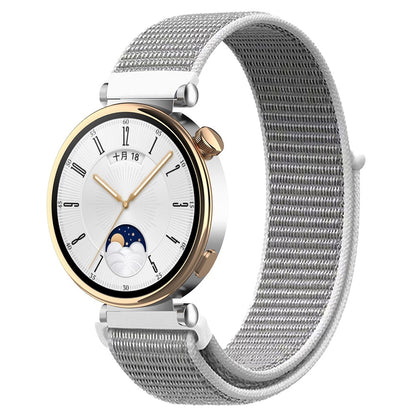 Huawei Watch GT 4 41mm / Garmin Venu 3S Watch Band 18mm Nylon Loop Adjustable Wrist Strap - Seashell#serie_6