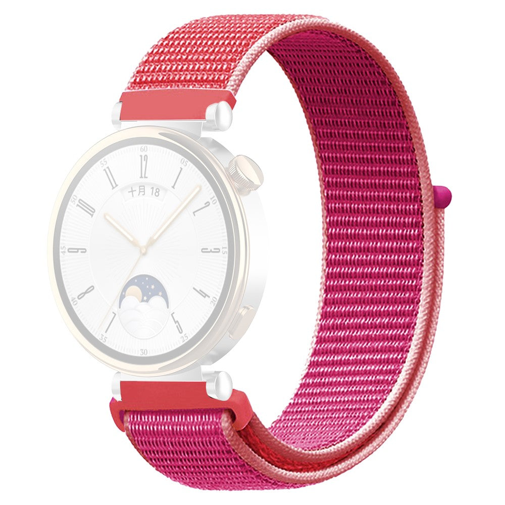 Vildt Elegant Nylon Universal Rem passer til Smartwatch - Rød#serie_23