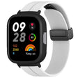 Xiaomi Redmi Watch 3 Horlogeband Zwart Magnetisch Gesp Siliconen Bandje met Horloge Hoesje