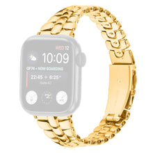 Helt Vildt Elegant Metal Universal Rem passer til Apple Smartwatch - Guld#serie_2