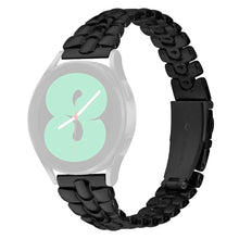 Glimrende Metal Rem passer til Garmin Vivomove 3 - Sort#serie_1