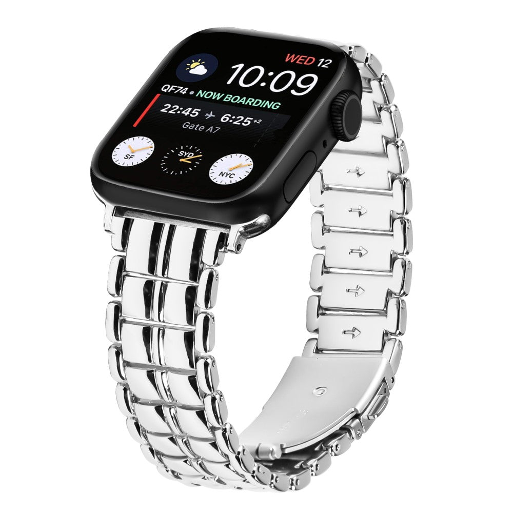 Vildt Skøn Metal Universal Rem passer til Apple Smartwatch - Sølv#serie_4