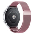 KALEBOL KLB-ML-001 Samsung Galaxy Watch3 45mm / Huawei Watch Ultimate Milanese Horlogeband 22mm Magnetisch Metalen Horlogeband - Roségoud