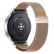 KALEBOL KLB-ML-001 Samsung Galaxy Watch3 45mm / Huawei Watch Ultimate Milanese Horlogeband 22mm Magnetisch Metalen Horlogeband - Roségoud