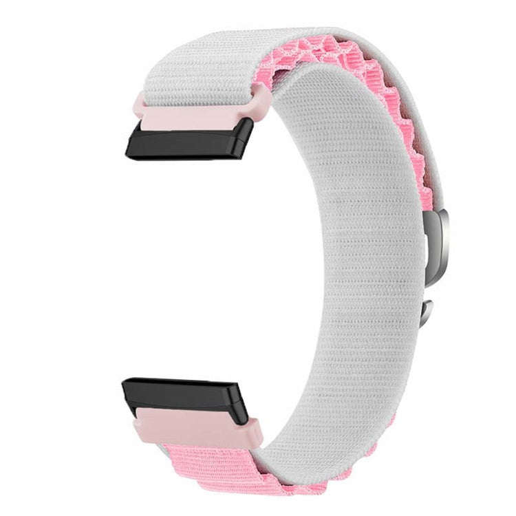 Super Godt Nylon Universal Rem passer til Fitbit Smartwatch - Pink#serie_12