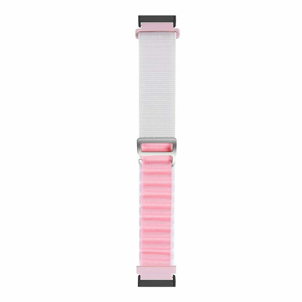 Super Godt Nylon Universal Rem passer til Fitbit Smartwatch - Pink#serie_12