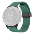 Suunto Core Flexibele Horlogebanden Magnetische Gesp 22mm Vervanging - Legergroen