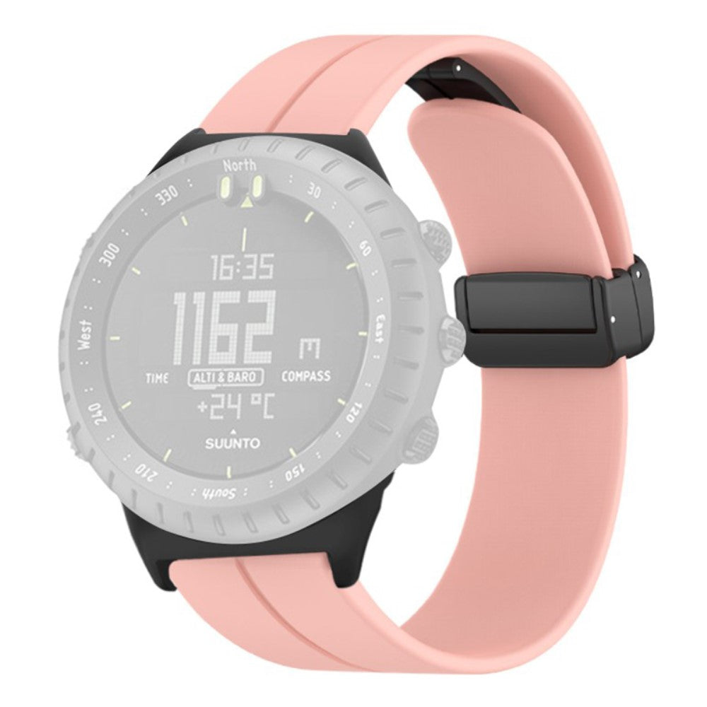 Mega Pænt Silikone Rem passer til Suunto Core - Pink#serie_4